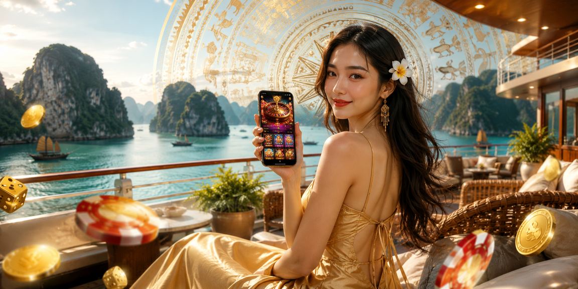 Du khách tại Vịnh Hạ Long trải nghiệm casino di động trong không khí lễ hội sôi động