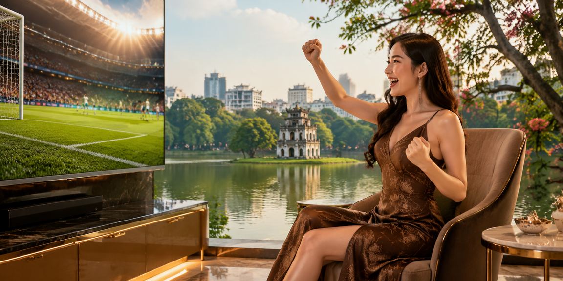 Người dùng tại Hà Nội đọc phân tích kèo bên ly cà phê buổi sáng trước trận đấu